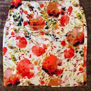 Jones Studio Floral Pencil Skirt
